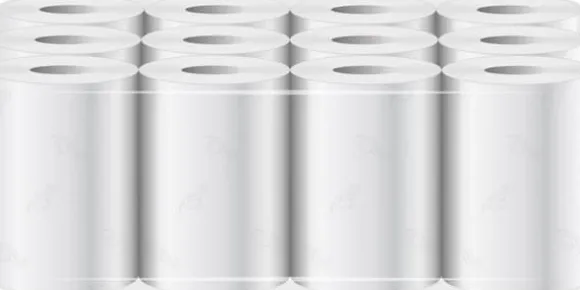 MINI PAPER TOWEL, 100% CELLULOSA, 50M/19CM, 12-PACK - BHP HIC 8444