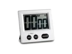 Minutur digitalt med stort display og magnet aluminium