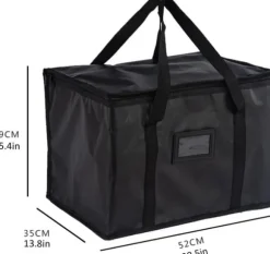 Mjuk kylväska, 50L stor kylväska, picknickväska, termisk matleveransväska, isolerad väska, kylväska för camping, grill, familj, utomhusresor