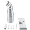 1000ml bärbar aluminium vispad grädde dispenser skummare dessertverktyg