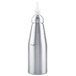 1000ml bärbar aluminium vispad grädde dispenser skummare dessertverktyg