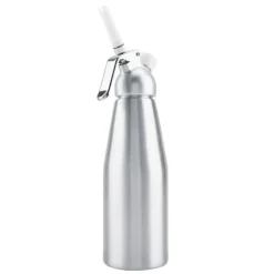 1000ml bärbar aluminium vispad grädde dispenser skummare dessertverktyg