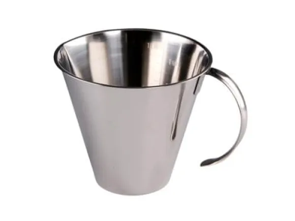 Målekande konisk 1 liter Ø15 x H13.1cm med Gradering rustfri stål