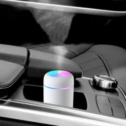 300ML Mini USB Luftfuktare med Nattljus Dimma Luftfuktare Luftfuktare För Rum Kontorsskrivbord