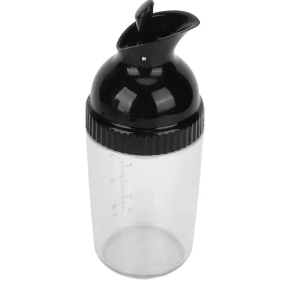 200ml salladsdressingshaker BPA-fri förhindrar läckage salladsdressingburk med lock för kök svart