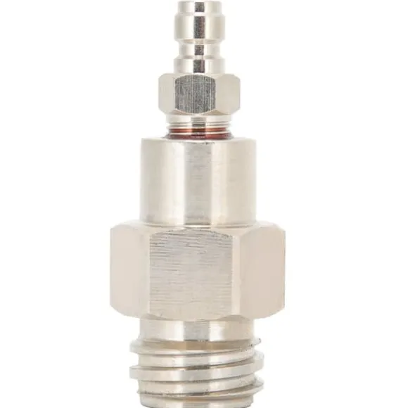 8mm CO2-tankadapter med utvändig gänga TR21-4 snabbkoppling för Soda Club