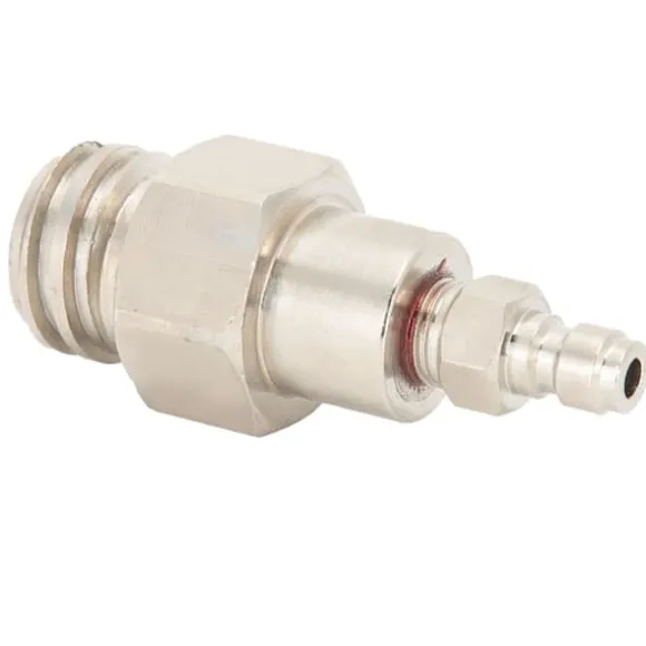 8mm CO2-tankadapter med utvändig gänga TR21-4 snabbkoppling för Soda Club