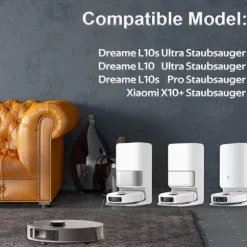 Moppdynor för Dreame L10s Ultra, L10 Ultra, L10s Pro, Xiaomi X10+ 8-pack