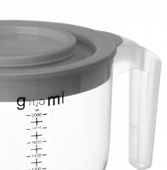 Mätkanna - KADAX - 2L - Transparent - Polypropen - Lock med handtag