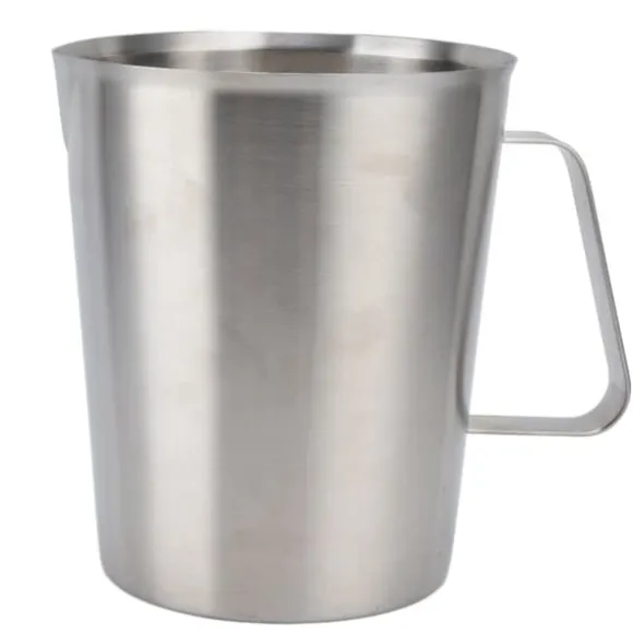 Mätkopp i rostfritt stål för skumning av kaffemjölk - Korrosionsbeständig med skala - 1500ML