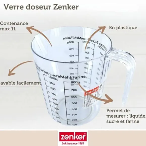 Måttglas 1 liter Zenker Smart Pastry