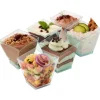 Muggar för desserter, snacks 120 ml 6 st.