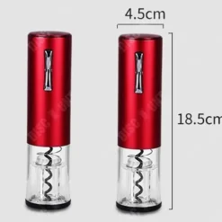 Multifunktionell elektrisk flasköppnare - TD® - Röd - Automatisk - Modern - 18,5 x 4,5 cm