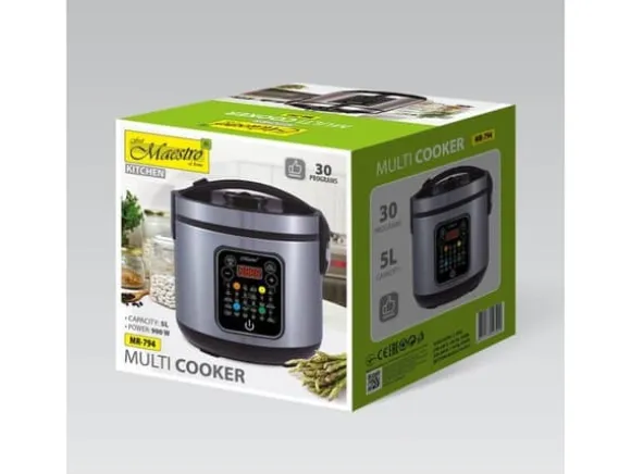 Multifunktionell gryta Feel Maestro MR-794 900 W 5 L, svart