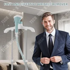 Ångstrykningsapparat vertikal - TECH DISCOUNT - 1.6L - 1800W - 10 hastigheter - Högtemperatursterilisering