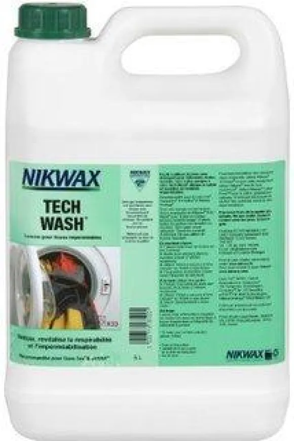 NIKWAX TECH WASH 5L, impregnering GORE-TEX, tvättmedel skalplagg