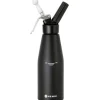 N2O Kitchen Line vispgrädde sifon SET + 3 spetsar 0,98L - svart