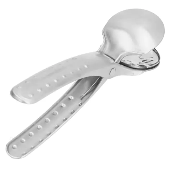 Nötknäppare i rostfritt stål kastanjklämma Metall multifunktionell nötöppnartång för kökssilver