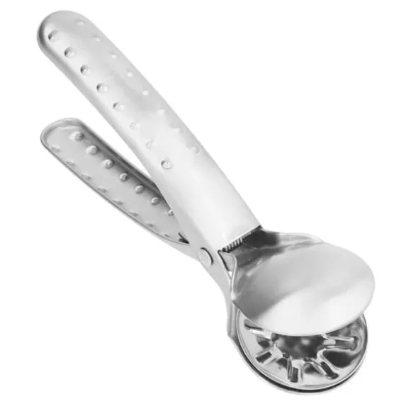 Nötknäppare i rostfritt stål kastanjklämma Metall multifunktionell nötöppnartång för kökssilver