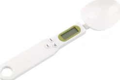 OBOSOE Digital Köksvåg-Sked 500 g/0,1 g – Med Tarafunktion För Mjöl, Vätska, Te, Medicin