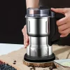OBOSOE Elektrisk Multifunktionell Kvarn / Kaffekvarn med 4-Bladig Stålkniv – Mal Kaffebönor, Kryddor & Ingredienser