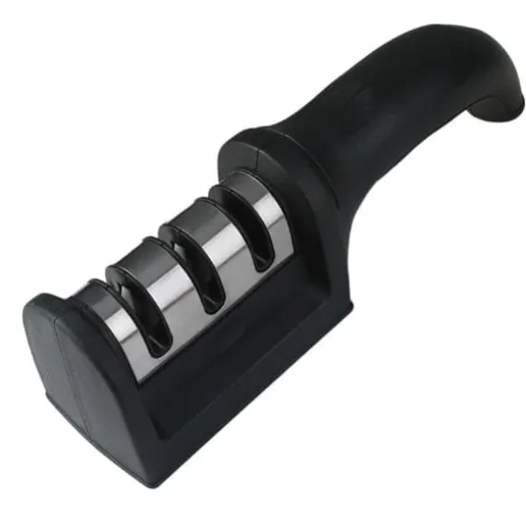 OBOSOE 3-i-1 Multifunktion Traditionell knivslipare med plast- och metallhandtag