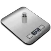 OBOSOE Köksvåg , Pocket Scale, rostfritt stål, 1g-5kg,tareringsfunktion och LCD-display – våg för mat och kaffe