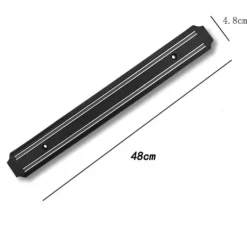 OBOSOE Magnetisk Knivhållare 48cm – Stark Magnetisk Knivlist för Kök, Kreativ Kökstillbehör