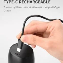 OBOSOE 2-Pack Elektrisk Pepparkvarn – Justerbar Grovhet, LED-ljus, Med Bas och Borste för Kök och BBQ
