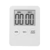 OBOSOE Vit stor skärm kökstimer, digital display, stoppur timer, hushållens nödvändiga verktyg
