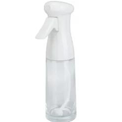 Oljesprayflaska - 300 ml, högtryck, ergonomiskt handtag, BBQ-bakning - vit