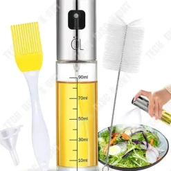 Oljesprayflaska - TD® - 100ml - Rostfritt stål - Modern design - Oljeekonomi