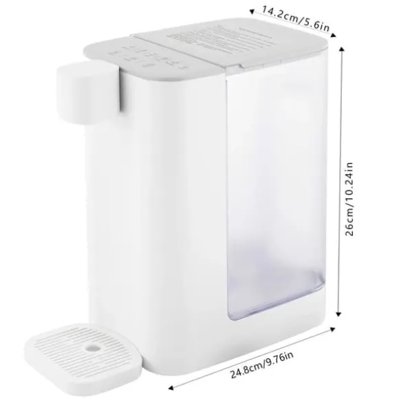 Omedelbar Varmvatten Dispenser, 5 Temperaturinställningar, Snabbkokning,VIT