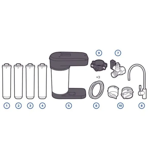 Omvänd osmos Morion RO-102S Aquaphor, 15l/h