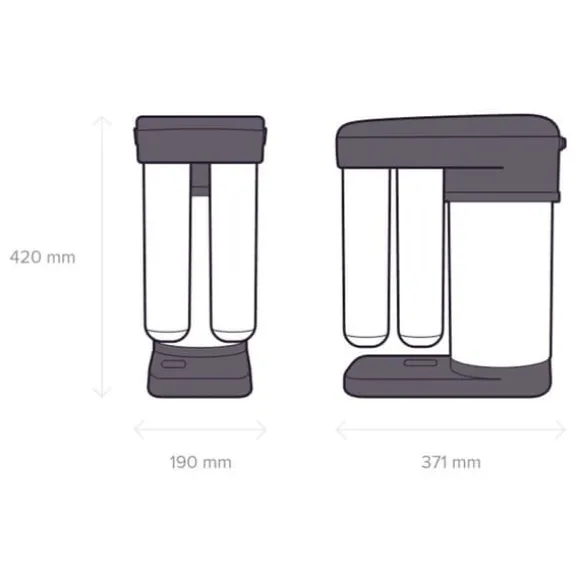 Omvänd osmos Morion RO-102S Aquaphor, 15l/h