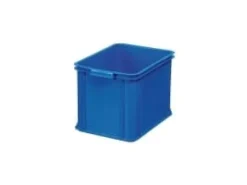 Opbevaringskasse, 28 l, 28,5 x 30 x 40 cm, plast, blå