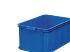 Opbevaringskasse, 55 l, 60 x 40 x 28,5 cm, plast, blå
