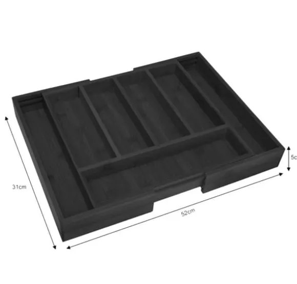 Organiseringsinsats för besticklåda, utdragbar 52/31x31cm KINGHOFF KH-1745