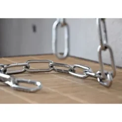 Original metall kedja flaskhållare - Grå