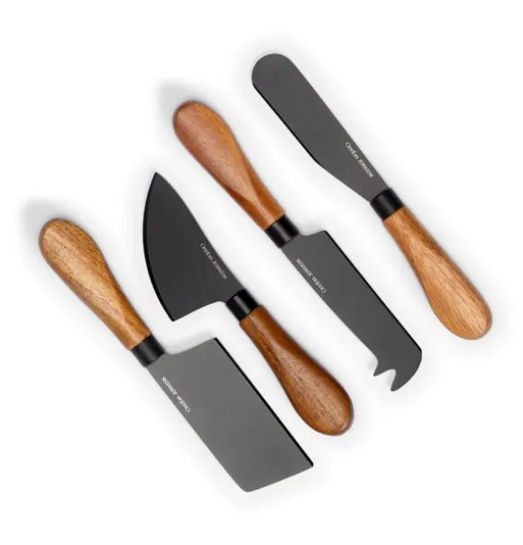 Orrefors Jernverk Ostknivar 4-pack, Svart