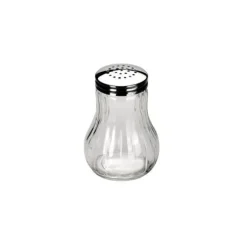 OST- ELLER SOCKERSKAKARE - KROPP AV GLAS - LOCK AV PERFORERAT ROSTFRITT STÅL - KAPACITET 0,25 L - TÄKER I DISKMASKIN