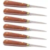 6 ostronlansetter med trähandtag 16 cm