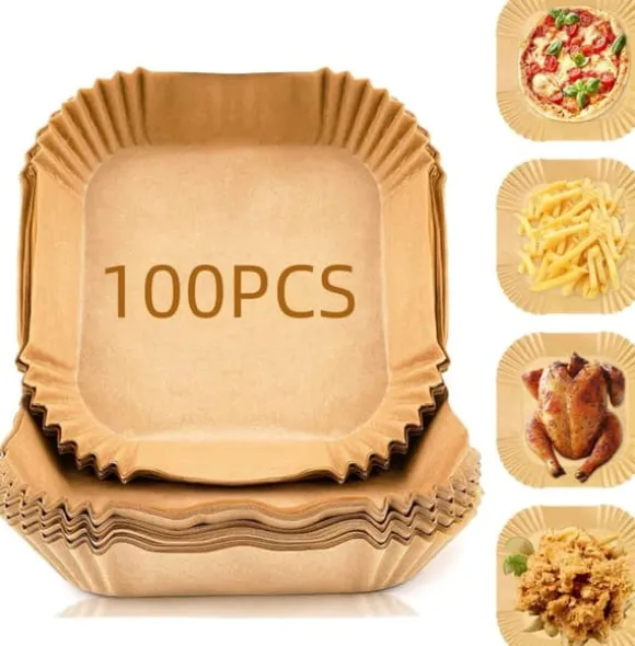 100-pack Bakplåtspapper Airfryer 16cm - Medium