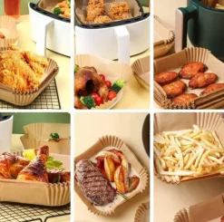 100-pack Bakplåtspapper Airfryer 16cm - Medium