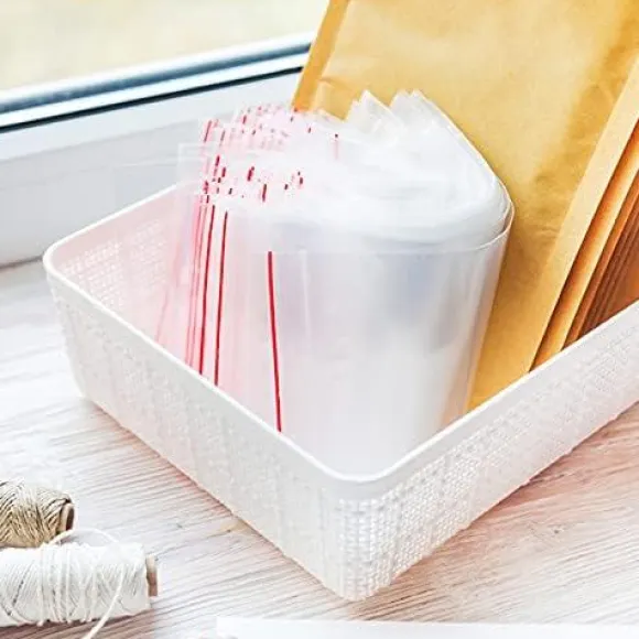 100-Pack Blixtlåspåsar Ziplock Påsar 4x6cm