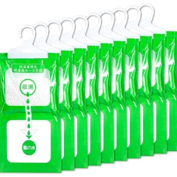 10-pack Garderob fuktabsorberande, anti-mögel hängande avfuktare Anti-fuktpåse för garderob/bil