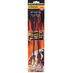 4-pack grillspett i metall