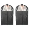 2-pack klädförvaringspåsar med genomskinligt fönster, non-woven tyg, 120x60 cm