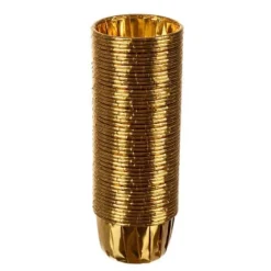 50-Pack Muffinsformar Bakformar Guld