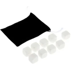 9-pack Naturliga Whiskystenar – Isbitar av Sten Vit